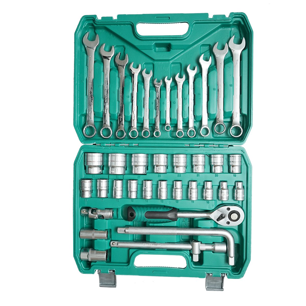 Trusa chei tubulare 8-32mm si chei fixe combinate 8-19mm, antrenor cu clichet 38 piese Breckner Germany